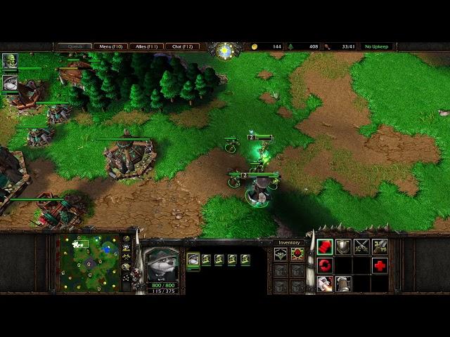 Warcraft 3 - KWO - They build TWO HUNDRED MORE TOWERS than us