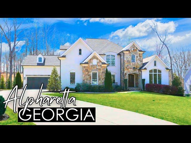 Resort Style Living: 8 Bedroom, 7.3 Bath Home w/Pool for Sale in Alpharetta's Gated Golf Community