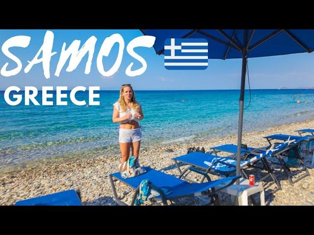 Samos (Σάμος), Greece - Welcome to Lemonakia Beach - Walking Tour - Samos Vlog - Παραλία Λεμονάκια