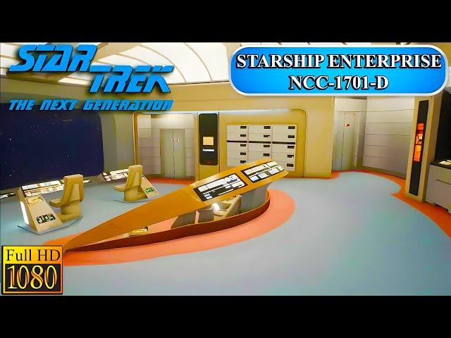 Virtual Tour USS STARSHIP ENTERPRISE | NCC-1701-D | STAR TREK | The Next Generation | HD