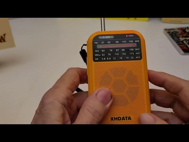 TRRS #2448 - My Review of the XHDATA D-220 Radio