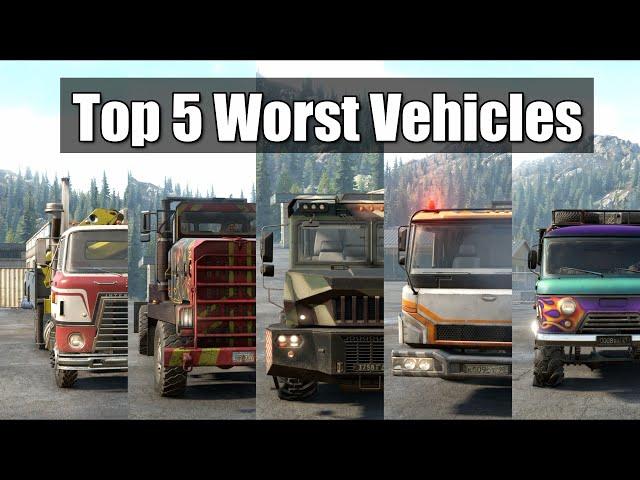 Snowrunner: Top 5 worst vehicles and why