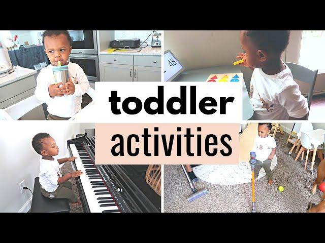 Independent Toddler Activities | 15-18 month toddler activities, setup, learning & practical life