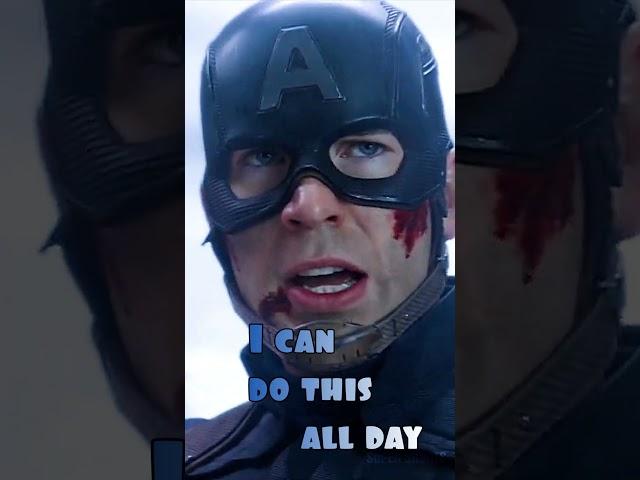 I can do this all day  || Captain america WhatsApp status