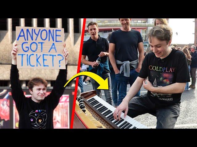 I Got Into a SOLD-OUT Concert Just By Playing Coldplay Songs!