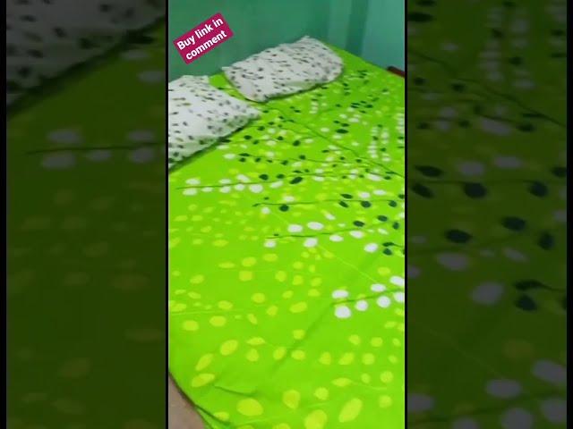 Flipkart Smartbuy 104 TC Cotton Double Bedsheet unboxing// #shorts #shortsvideo #unboxing