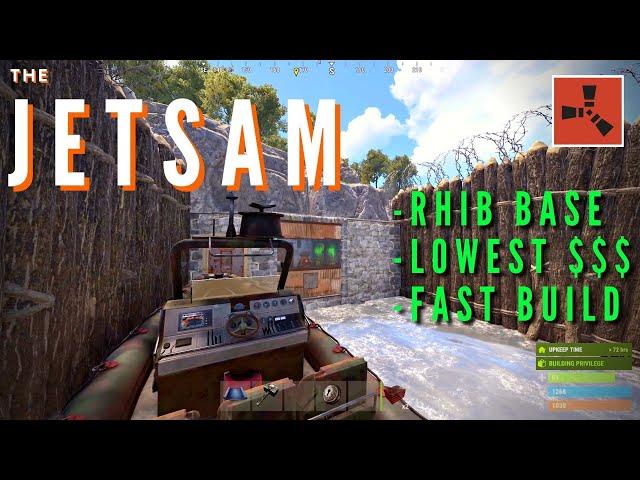 The CHEAPEST Rust RHIB Boat Base EVER!! - The Jetsam!