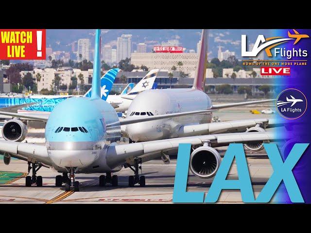 LAX LIVE: LOS ANGELES INTERNATIONAL AIRPORT | LAX Plane Spotting