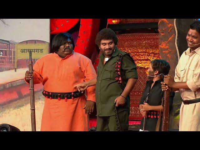 पुणेरी शोले मध्ये Bhau आणि Kushal ची धुमाकूळ | Chala Hawa Yeu Dya | Bhau Kadam | Zee Marathi