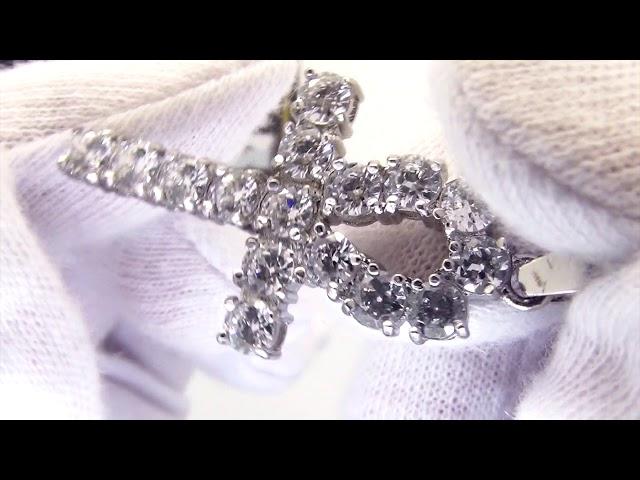 Never Fade 4MM CZ Ankh Cross Stainless Steel Bling Bling |  HP8034S