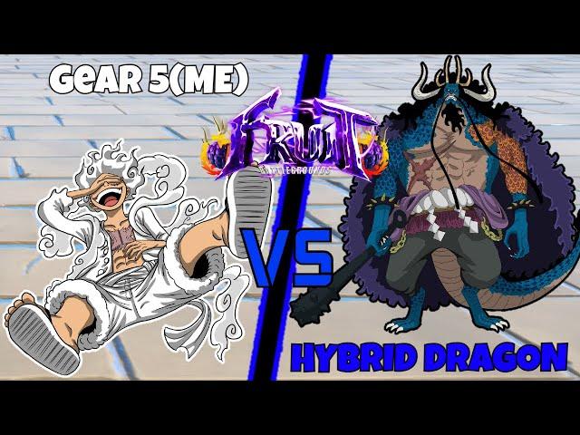 Gear 5 VS HYBRID DRAGON[FRUIT BATTLEGROUNDS]