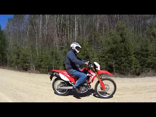 Brother Taking the CRF250L for a Spin