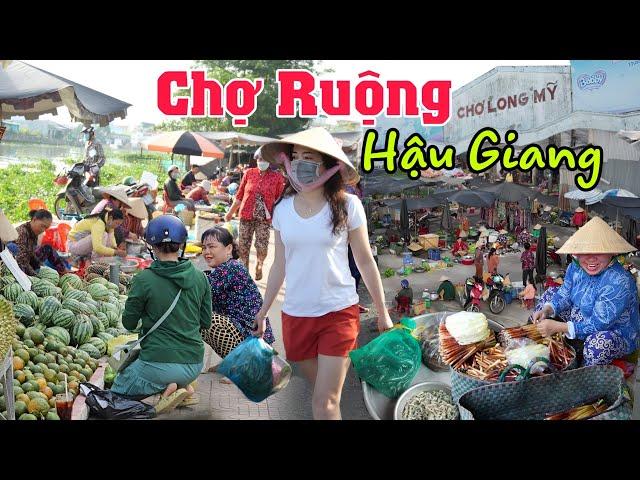 Về Hậu Giang đi "Chợ Ruộng" - Nhiều đặc sản Miền Tây ở chợ Long Mỹ