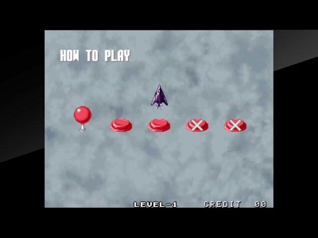 ACA NeoGeo/Arcade Archives Aero Fighters 2  -500k Score Run PS4