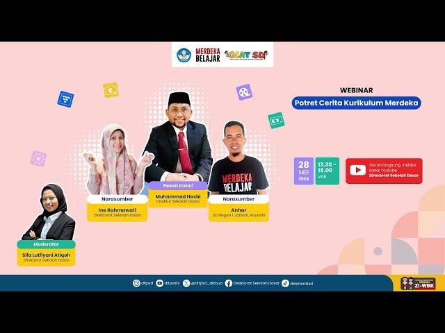 WEBINAR : Potret Cerita Kurikulum Merdeka