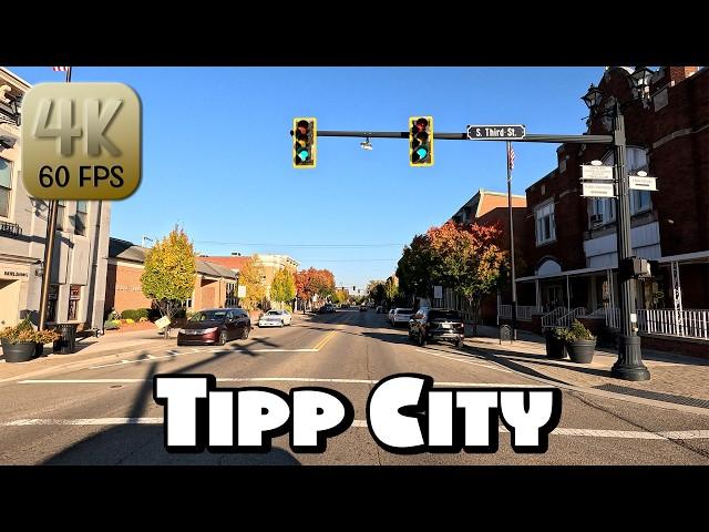 Driving Around Tipp City, Ohio in 4k Video