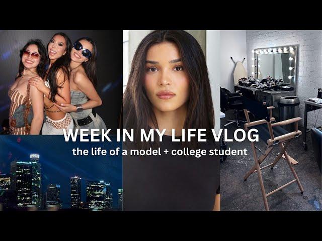 WEEK IN MY LIFE VLOG: morphe shoot, agency visit, coachella, etc.