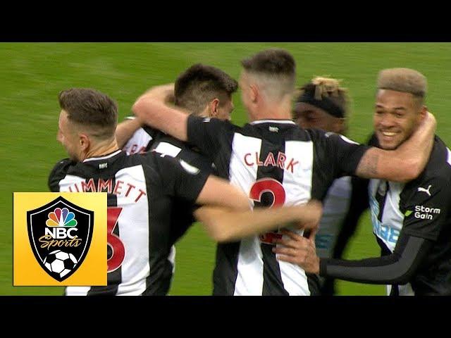 Ciaran Clark gets Newcastle in front against Bournemouth | Premier League | NBC Sports