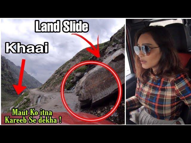 Maut ko itne kareeb se dekha   | Car khaai mein girte girte bachi | Spiti Valley #1