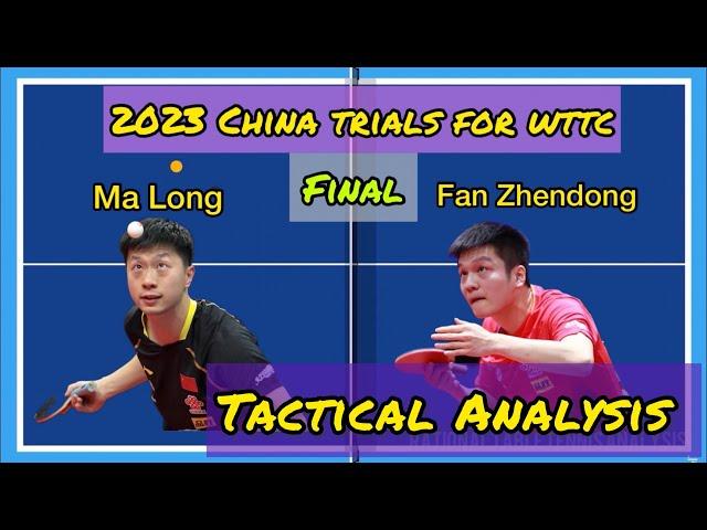 Tactical Analysis | Ma Long vs Fan Zhendong | How Ma Long Destroyed Fan Zhendong