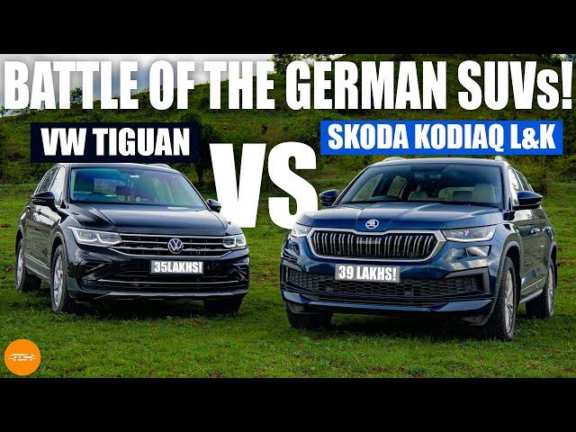 Skoda Kodiaq L&K vs VW Tiguan Elegance: Which MQB SUV is for you? | UpShift