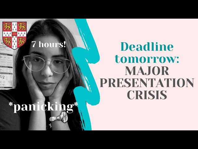 7 HOUR DEADLINE: a real day in the life of a Cambridge student | stress