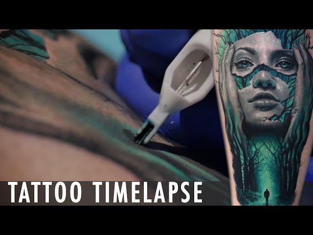 Tattoo Timelapse - Jamie Lee Parker