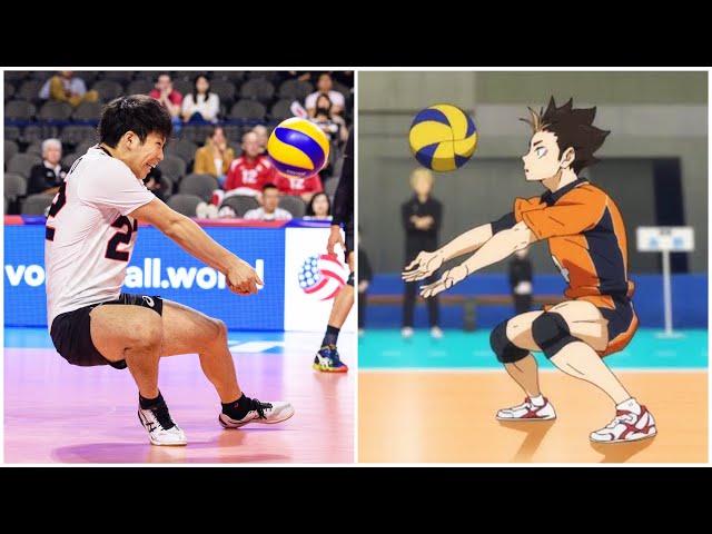 Tomohiro Yamamoto | Nishinoya in Real Life Volleyball | Crazy Skills (HD)