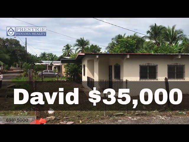 Venta de casa en David $35,000 Prestige Panama Realty. 6981.5000