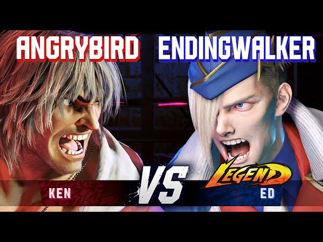 SF6 ▰ ANGRYBIRD (Ken) vs ENDINGWALKER (Ed) ▰ High Level Gameplay