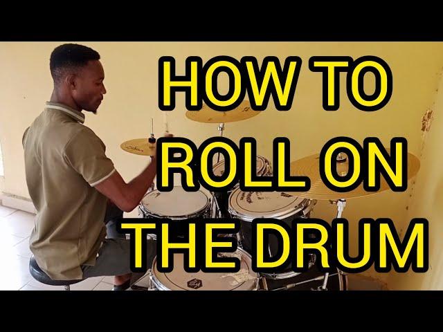 How to Roll on the drum as a beginner | Basic DRUM LESSON.