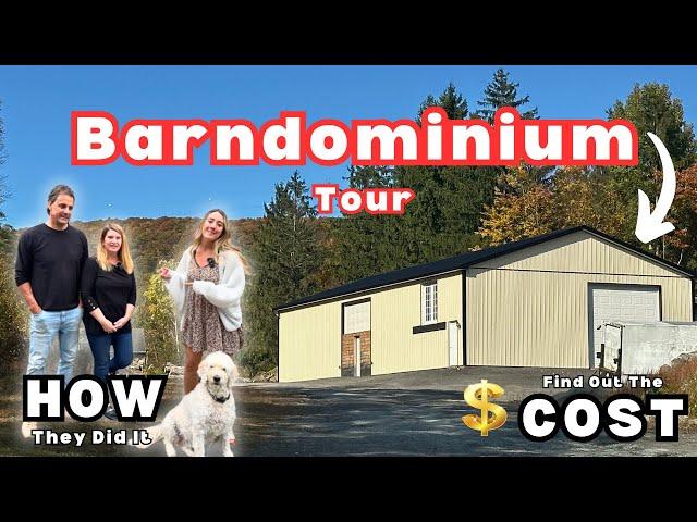 They Built Their HOUSE In a POLE BARN! Here's How | Full Barndominium Tour