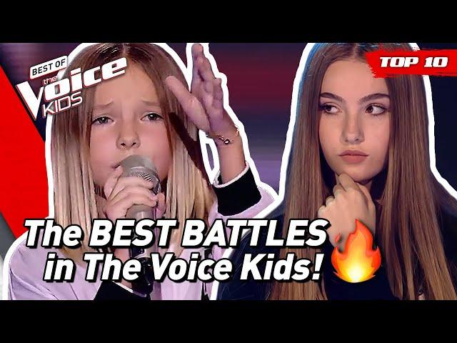 TOP 10 | The BEST BATTLES in The Voice Kids ever!  (part 2)