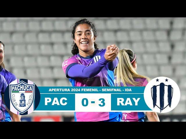 Pachuca vs Rayadas Monterrey Femenil 0-3 Resumen Goles 2024