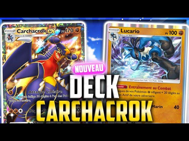 CE DECK CARCHACROK + LUCARIO VA DETRUIRE LA META Sur Pokemon TCG Pocket