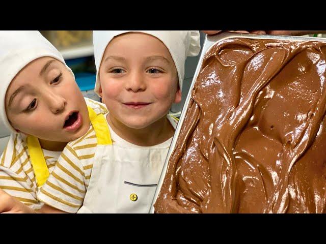 Chocolate Surprise at the Chocolate Factory!  Educational Videos for Kids