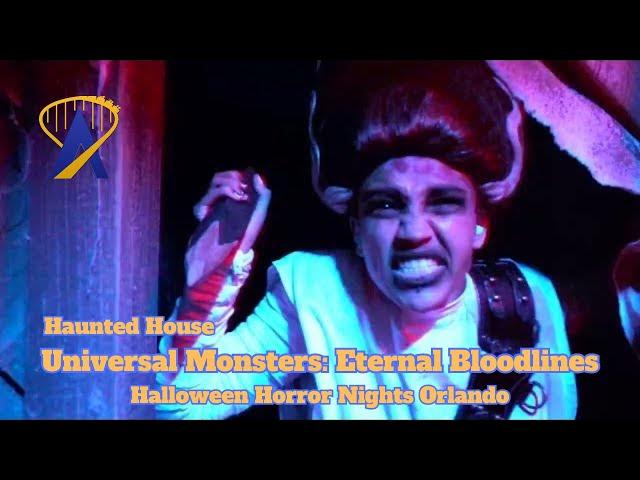 Universal Monsters Eternal Bloodlines Haunted House at Halloween Horror Nights Orlando 2024