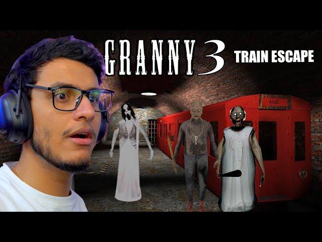 Most Intense Granny 3 Train Escape!!!