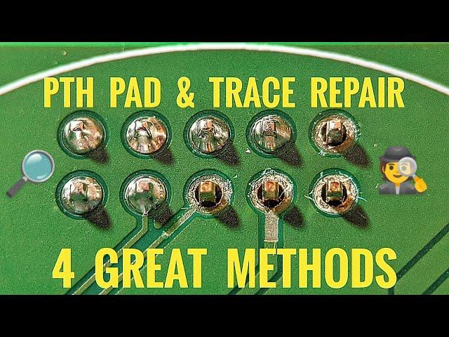 How To Repair Damaged / Missing PCB Pads || 4 Great Methods