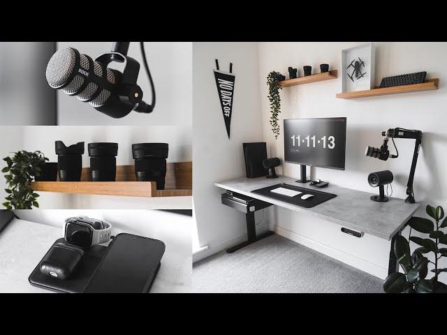 My Clean & Minimal Desk/Home Office - 2022 Setup Tour