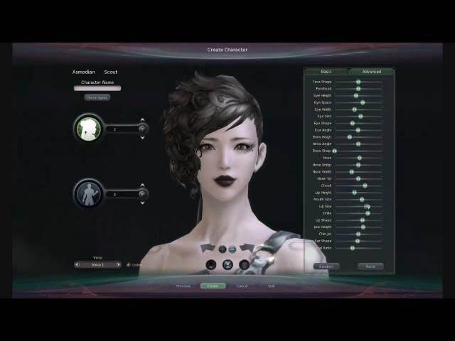 Aion - Asmodian Character Creation with Prologue