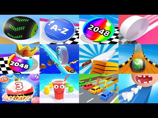 Going Balls VS Sky Rolling Balls Action Balls Blob Runner 3D Race Master Slice it All #5