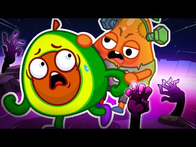 I Am a Zombie  Monster in the Dark Taken Baby  || More Scared Cartoon by Pit & Penny Stories 