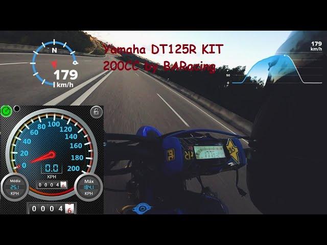 Yamaha dt 125 r top speed kit 200 cc