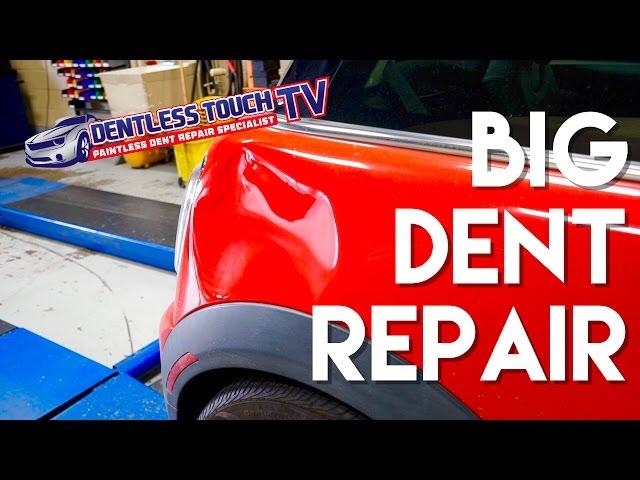 Mini Cooper | Paintless Dent Repair  |  BIG DENT | DENTLESS TOUCH