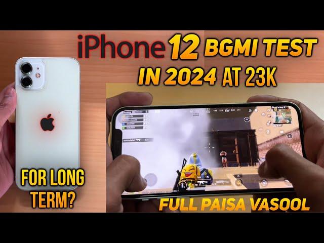 iPhone 12 PUBG Test in 2024 at 23k | Full Paisa Vasool Deal iPhone 12 | Buy or Not??