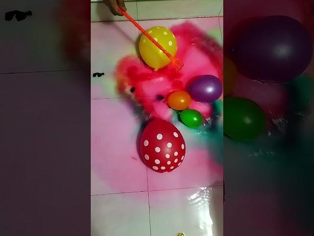 Satisfying colorful balloon popping asmr #ballonpop #colorful #trending #foryou #colorful #shorts