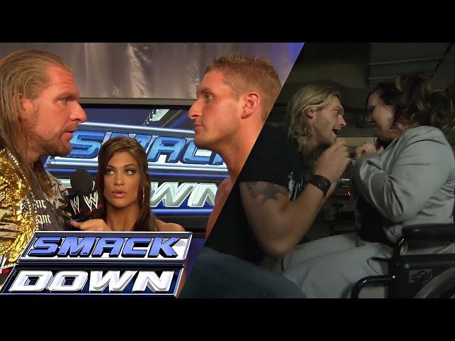 Triple H & Edge Backstage Segments Before SummerSlam SMACKDOWN! Aug 15,2008