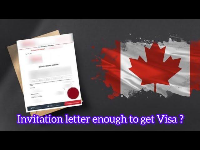 Canada visa without bank statement | Invitation letter enough to get Visa?