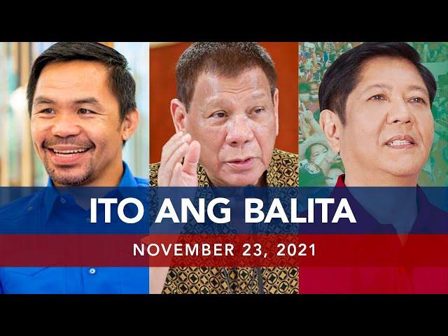 UNTV: ITO ANG BALITA | November 23, 2021